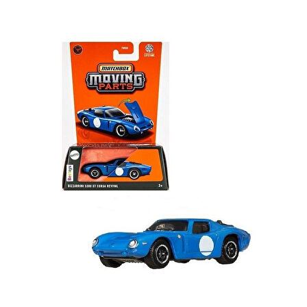 Matchbox 2025 1:64 Arabalar BIZZARRINI 5300 GT CORSA REVIVAL JBW98