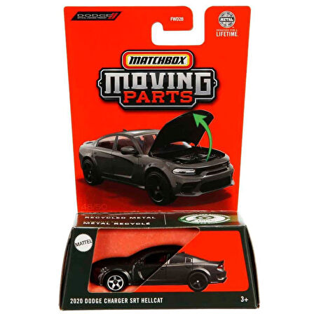 Matchbox 2025 1:64 Arabalar 2020 DODGE CHARGER SRT HELLCAT JBW83
