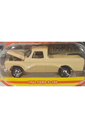 1963 Ford F-100 Moving Parts 70 Years 17/54 Açılır Parçalar Metal Araba FWD28