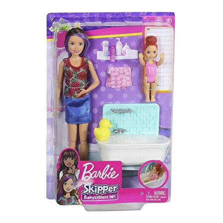 Barbie Bebek Bakıcısı Bebeği Minik Bebekler ve Ban