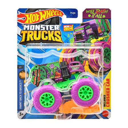 Hot Wheels Monster Trucks 1:64 Arabalar Will Eat It All  FYJ44-HTM42