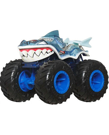 Hot Wheels Monster Trucks 1:64 Arabalar SHARKS vs DINOS GREAT BITE FYJ44-JCD73