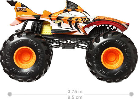 1:24 Hot Wheels Monster Trucks Araba TIGER SHARK FYJ83 JDR02