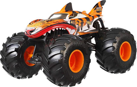 1:24 Hot Wheels Monster Trucks Araba TIGER SHARK FYJ83 JDR02