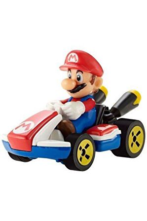 Hot Wheels Mario Kart Karakter Araçlar Mario GBG25-GBG26