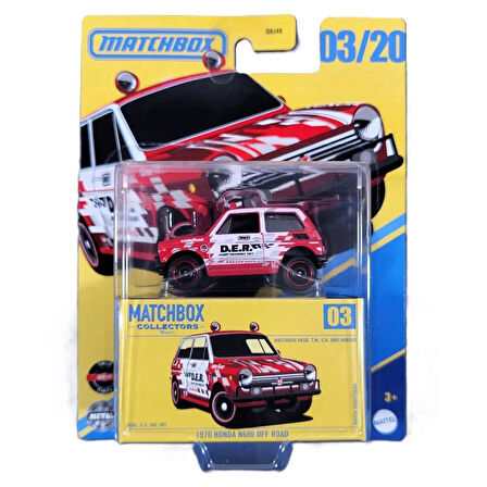 Matchbox Koleksiyon Araçlar GBJ48 - JCL34 1970 HONDA N600 OFF ROAD