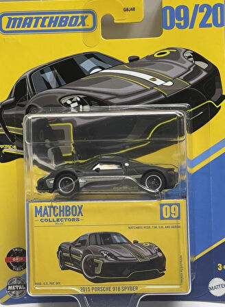 Matchbox Koleksiyon Araçlar 2015 PORSCHE 918 SPYDER  GBJ48 - JCL37 