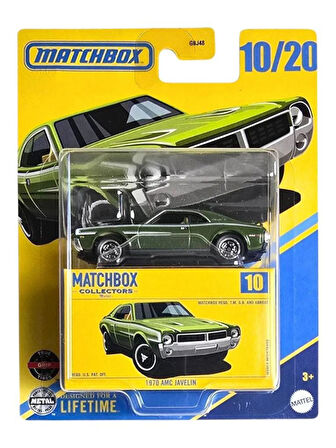 Matchbox Koleksiyon Araçlar 1970 AMC JAVELIN GBJ48 - JCL39