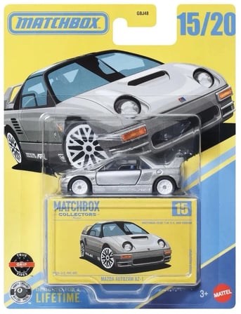 Matchbox Mazda Autozam AZ-1 Collectors 15/20 Gümüş Metal Diecast Araç
