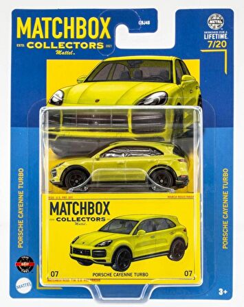 Matchbox Koleksiyon Araçlar GBJ48 - HVW10 PORSCHE CAYENNE TURBO