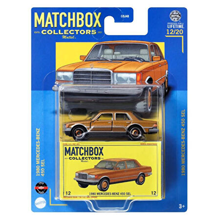 Matchbox Koleksiyon Araçlar GBJ48 - HVW07 1980 Mercedes-Benz 450 SEL