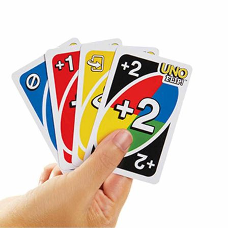 UNO Flip Eğitici ve Eğlenceli Kart Oyunu - Yeni Nesil Çift Taraflı Desteli Kutu Oyunu