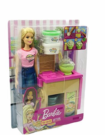Barbie Noodle Yapıyor Oyun Seti - GHK43 Lisanslı Ürün