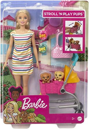 Barbie ve Köpekleri Geziyor Oyun Seti GHV92
