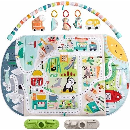 Fisher-Price Şehir Macerası Jumbo Jimnastik Merkezi GJD41 Lisanslı