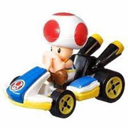 HotWheels Mario Kart Araç Toad GBG25 GJH63 Lisanslı Ürün