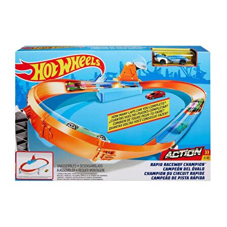 Hot Wheels Şampiyonluk Parkuru Yarış Seti GJM75-GBF81 Lisanslı Ürün