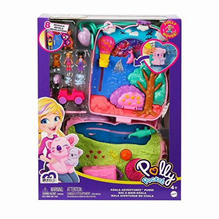 Polly Pocket Çanta Olabilen Micro Oyun Setleri GKJ63 - Koala Adventures