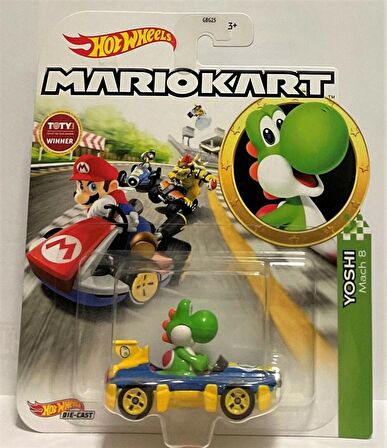 HOT WHEELS Mario Kart Karakter Araçlar Gbg25 Glp39 Yoshi