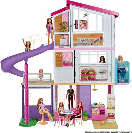 Barbie 3 Katlı Rüya Evi Yeni Seri GNH53 Lisanslı Ürün