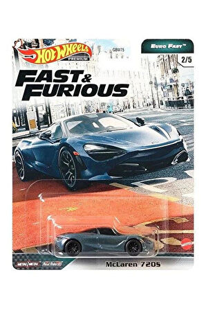 Hot Wheels Fast & Furious Euro Fast McLaren 720s (Pearl Gray) 1/64