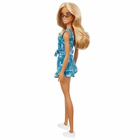 Barbie Fashionistas Mavi Tulumlu FBR37 GRB65 Lisanslı Ürün