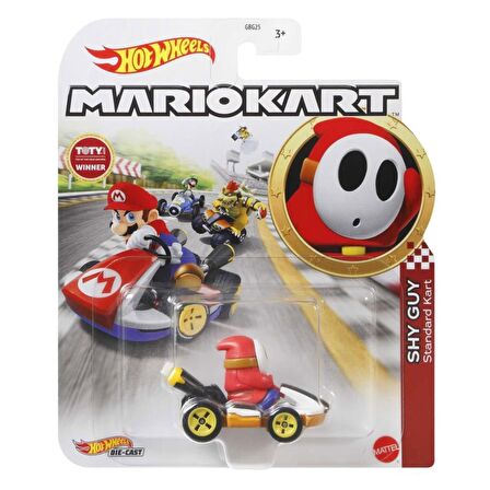 Hot Wheels Mario Kart Araç SHY GUY GBG25 GRN25 Lisanslı Ürün