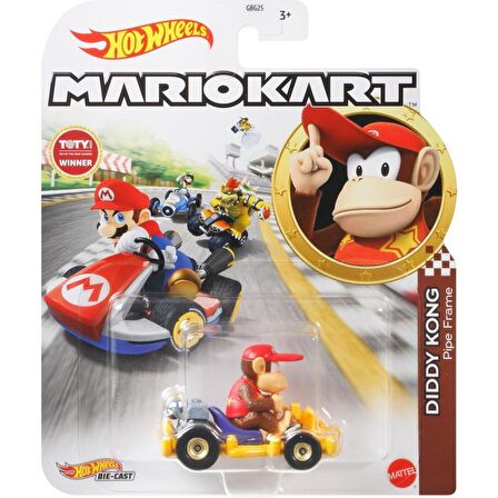 Hot Wheels Mario Kart Karakter Araçlar GBG25-GRN15 Lisanslı Ürün