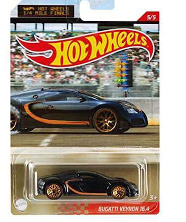 Hot Wheels 1/4 Mile Kings Kısa Mesafe Yarış Arabaları Bugattı Veyron 16.4 GYN21 GRP32