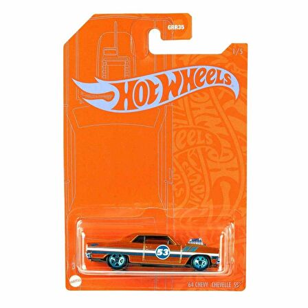 Hot Wheels Mavi ve Parlak Arabalar 64 Chevy Chevelle SS GRR36