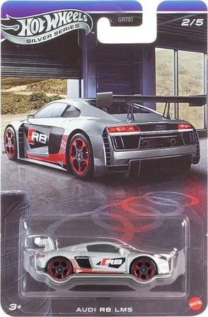 Hot Wheels Silver Series Audi R8 LMS GRT01 2/5 Model Araba