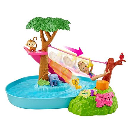 Barbie ve Chelsea Kayıp Doğum Günü Havuz Partisi O