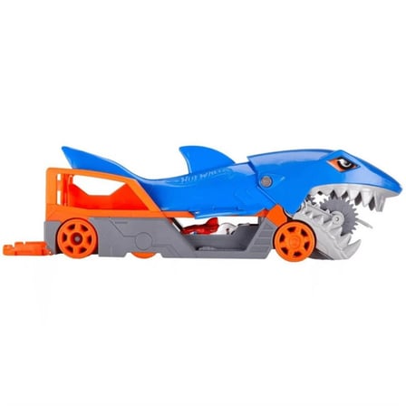 Hot Wheels Köpek Balığı Taşıyıcı Tır - Fırlatıcılı Araba Taşıyıcı Seti