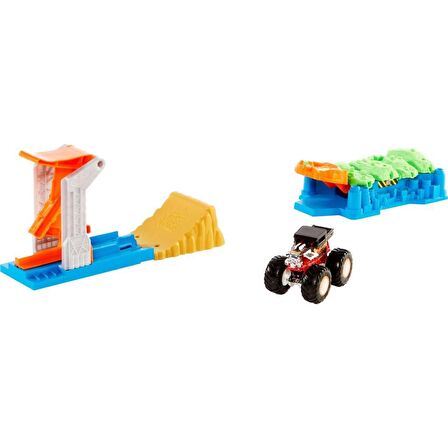 Hot Wheels Monster Trucks Fırlat ve Çarpış GVK08 Lisanslı Ürün