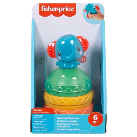 Fisher-Price Safari Arkadaşları Renkli Fil GWL66 Lisanslı Ürün