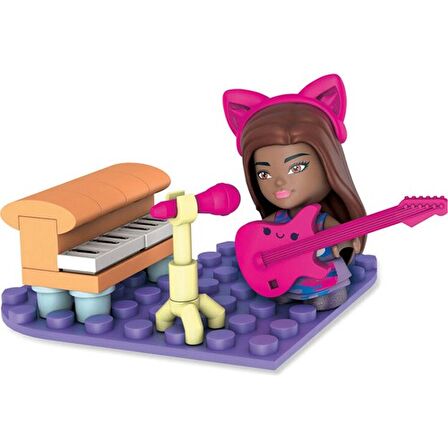 Mega Barbie Mini Figür 23 Parça Müzisyen GWR21 GWR25 Lisanslı Ürün