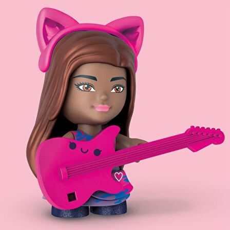 Mega Barbie Mini Figür 23 Parça Müzisyen GWR21 GWR25 Lisanslı Ürün