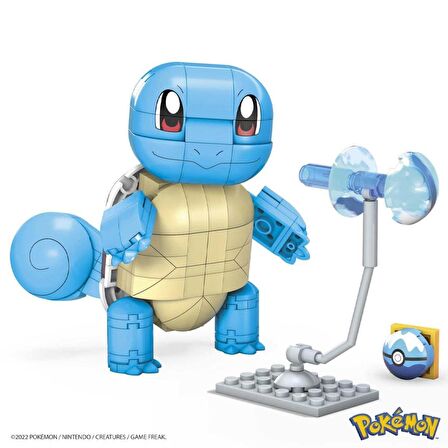  MEGA Pokemon Squirtle Yap ve Oyna Figürler 199 parça GYH00