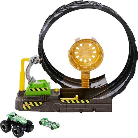 Hot Wheels Monster Trucks Çember Yarış Seti HBH70 Lisanslı Ürün