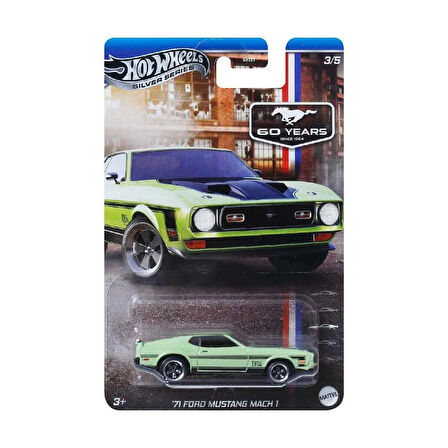 Hot Wheels  60. YIL MUSTANG SERİSİ ARABALAR  71 FORD MUSTANG MACH 1 GRT01 -JBY50