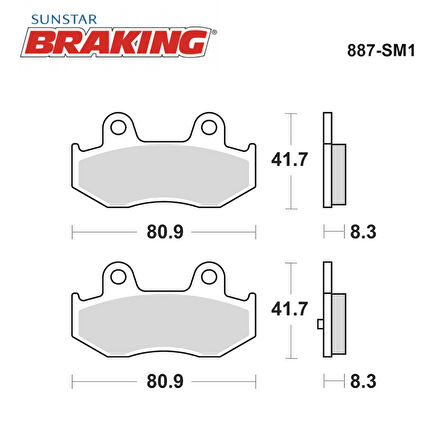 YARI METALİK ARKA FREN BALATASI / SUZUKI / AN 400 BURGMAN / 400cc / ARKA  / 2001-2002-2003-2004-2005-2006-2007-2008-2009-2010-2011-2012-2013-2014-2015-2016-2017-2018-2019-2020