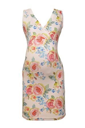 LuvmaBelly  Maternity 5501 Çiçekli Lohusa Emzirme 