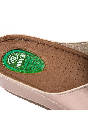 MUYA Orthopedix Active Anatomik Topuk Dikeni Jel Destekli Dört Mevsim Kadın Terlik 31135