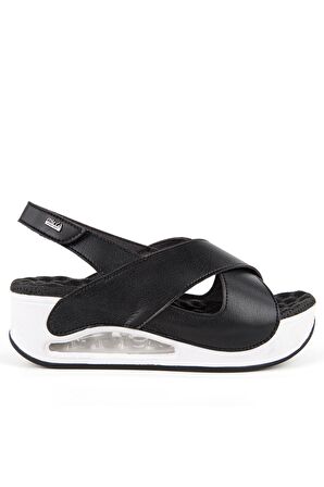 MUYA Orthopedix Assos Anatomik Air Max Tabanlı Cırtlı Kadın Sandalet 31213