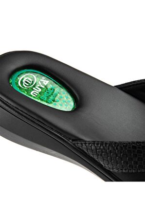 MUYA Orthopedix Valdes Anatomik Kemik Çıkıntısı Hallux ve Topuk Dikeni Jel Pedli Kadın Terlik 32201