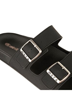 MUYA Orthopedix Nova Anatomik Dört Mevsim Çift Tokalı Erkek Terlik 31410
