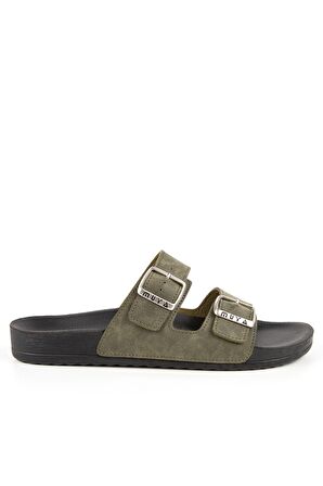 MUYA Orthopedix Nova Anatomik Dört Mevsim Çift Tokalı Erkek Terlik 31410