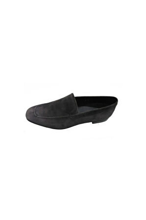 PRADA LOAFER 2DB 080 Lacivert Süet Deri Loafer Tarz Erkek Ayakkabı 