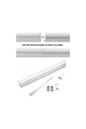 5 Adet Cata Ct 2466 4 W Ledli T5 Bant Armatür 3200k Gün Işığı