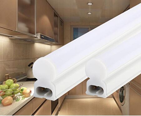 Cata 10 ADET 18W T5 Ledli Bant Armatür Gün Işığı 117,3 Cm 